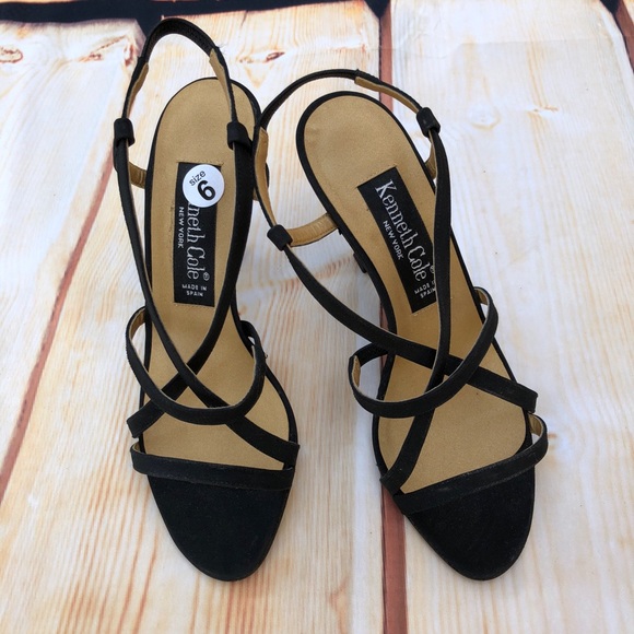 Kenneth Cole Shoes - Kenneth Cole Black Strappy Heels